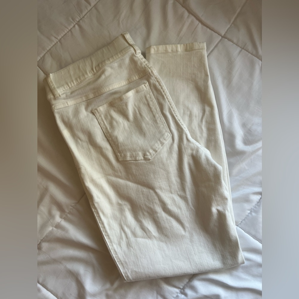 SPANX White Ankle Skinny Jeans